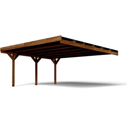 Carport Forest Style double adossable en bois