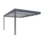 Carport adossé aluminium Trigano LIBECCIO WALL 16 m²